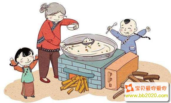 小孩小孩你别馋 过了腊八就是年 关于腊八的由来第1张