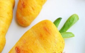 宝宝最爱的营养美味早餐：胡萝卜面包（图）