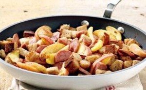 田园美味食谱:水果香肠沙拉 田园美味食谱:水果香肠沙拉