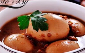 儿童创意花样早餐做法图解:肉沫卤蛋