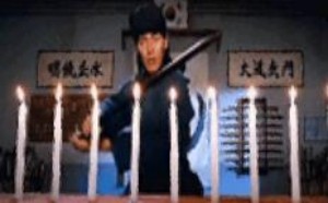 搞笑君一刀斩 切蜡烛搞笑gif图片感觉我也会