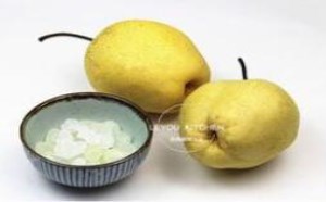 图解冰糖雪梨的做法与功效与作用