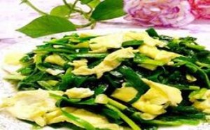 韭菜炒鸡蛋的营养价值及功效